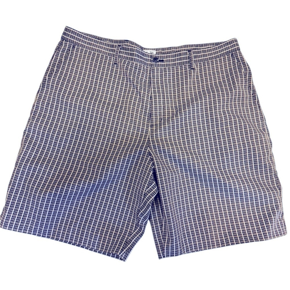Adidas gray and cream Flat Front Shorts. In new conditions